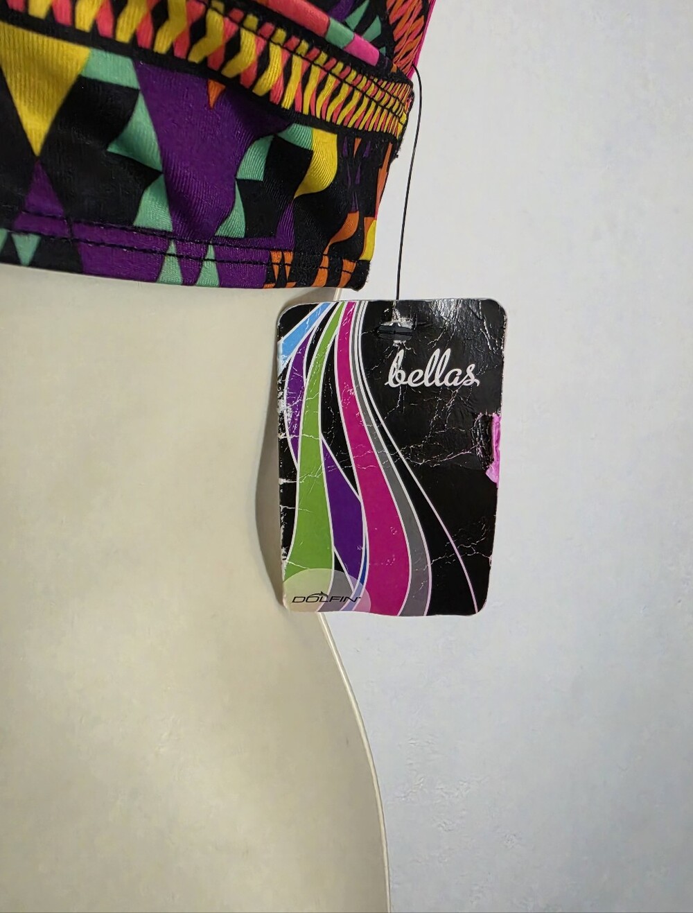 Dolfin Bikini Top Aztec Neon Pink Size S - Picture 10 of 11